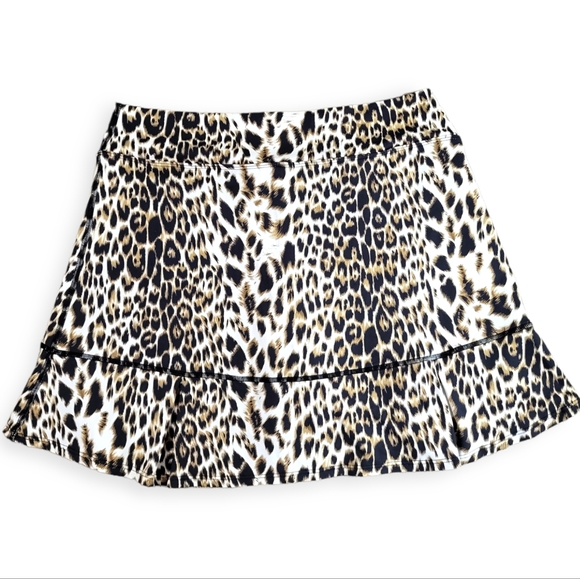 Dona Jo Flirty Skirt Skort Cheetah Print Tennis Skirt 3X - Picture 7 of 13